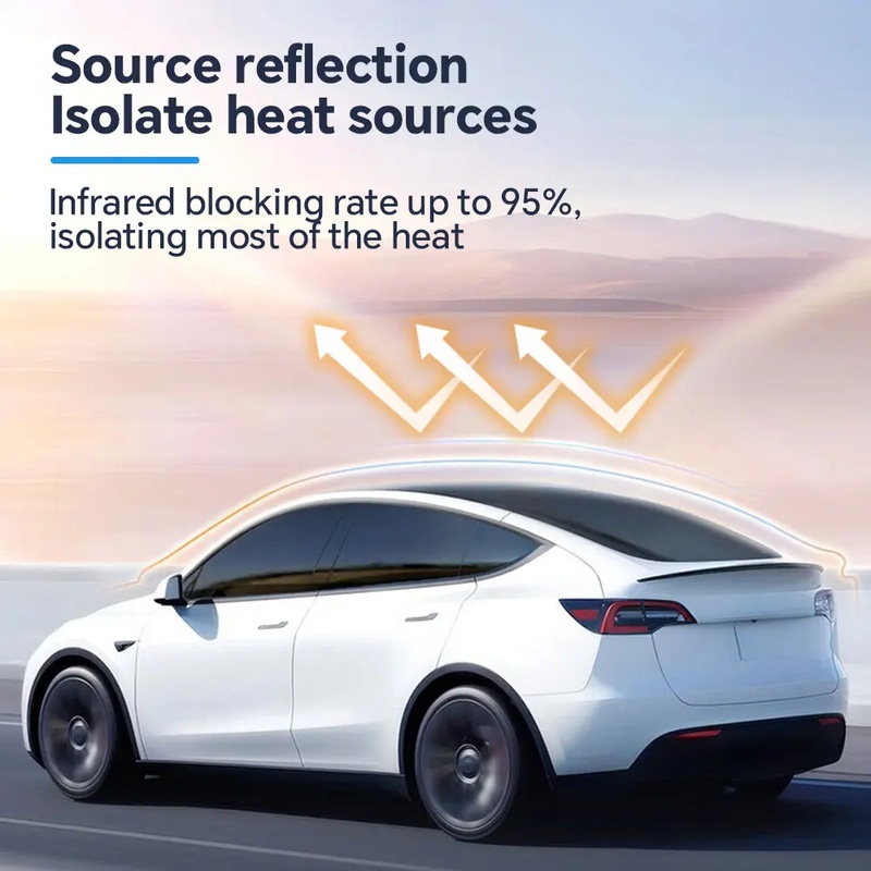 Pre-Cut Car Window Privacy Tint Film For Tesla Model Y Auto Sticker Foils ceramic solar UV Protector films