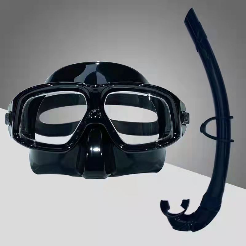 Máscara de buceo Espejo de superficie de buceo libre lente antiniebla de alta definición equipo de máscara de snorkel
