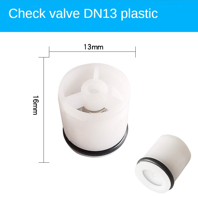 Plastic Plug Check Valve Core One-way Valve Core Plastic Check Valve Core Embedded Spring Check Valve: Red
