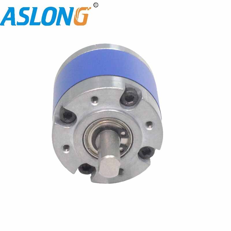 Hoge Precisie Hoge Koppel Planetaire Tandwielkast Voor 555 Dc Motor Metal Gear Reducer Met Planetaire Structuur In Aslong PG36