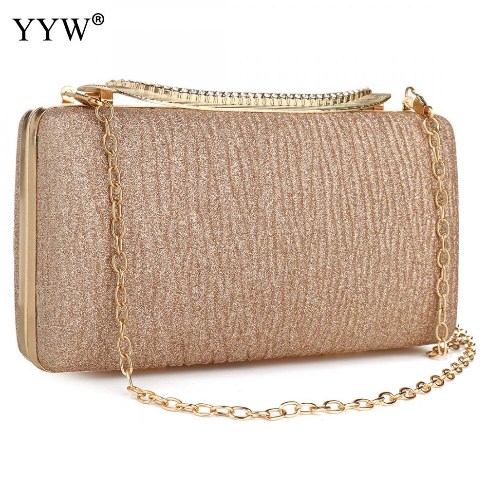 PU Leather Chain Shoulder Bags Simple Small Square Bag Women's Handbag Evening Party Bags Girls