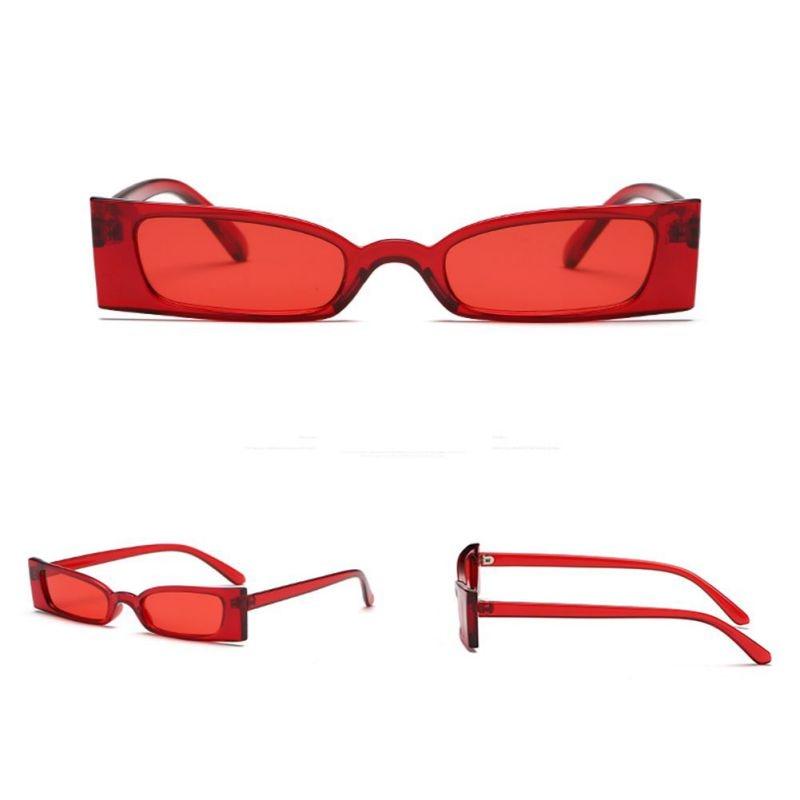 Vintage Retro Zonnebril Mini Vierkante Zonnebril Vrouwen Vrouwelijke Cat Eye Zonnebril Eyewear