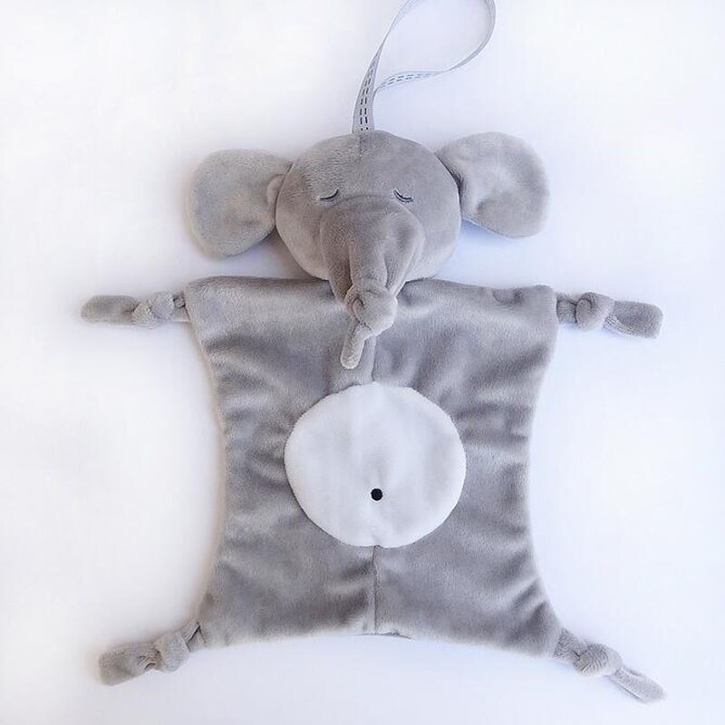 Babys Plüsch Beruhigende Spielzeug Sicherheit Decke Baby Spielzeug Beruhigende Handtuch für Baby Pflege Ebene bilden Neugeborene Blankie Beruhigende Handtücher: Elefant