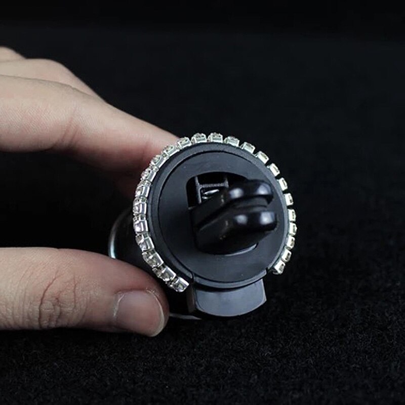 Diamant Kristal Auto Telefoon Houder Magnetische Air Vent Mount Mobiele Telefoon Stand Magneet Ondersteuning Mobiele in Auto GPS Voor iPhone samsung