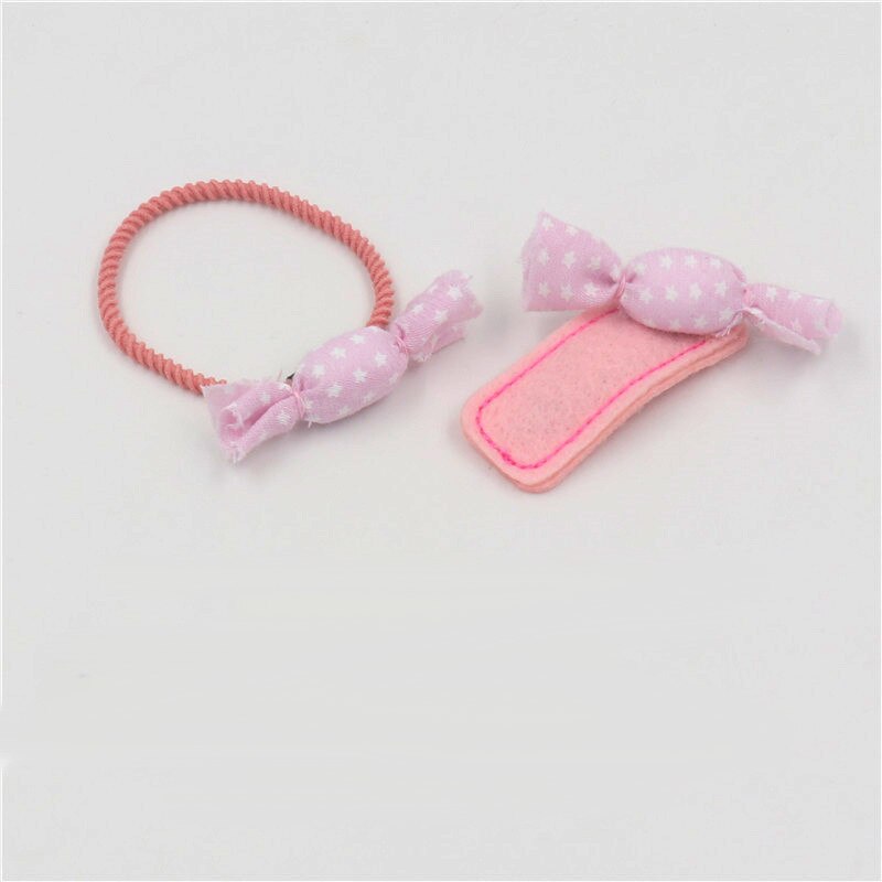 2 pièces Mignon Kid Filles Pinces À Cheveux Bonbons Tandem Boule Pompon Épingles À Cheveux Barrettes Chapeaux Bébé Enfants Cheveux Accessoires Chapeaux: 2-Pink