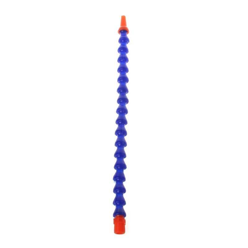 10 Pcs Ronde Nozzle 1/4PT Flexibele Olie Koelvloeistof Pipe Slang Blauw Oranje