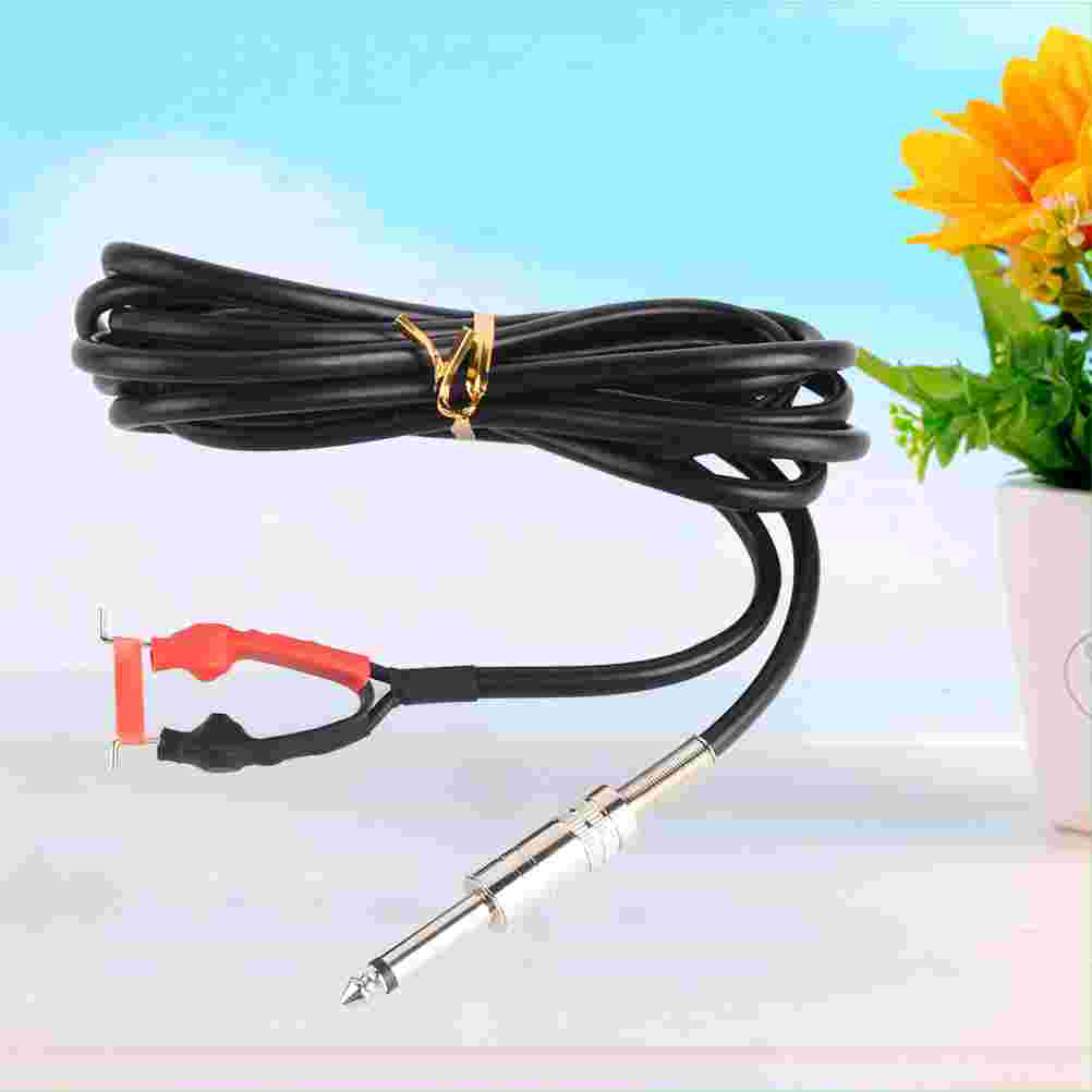 2.4m Clip Cords Silicone Heavy Duty Wire for Machine (Black)
