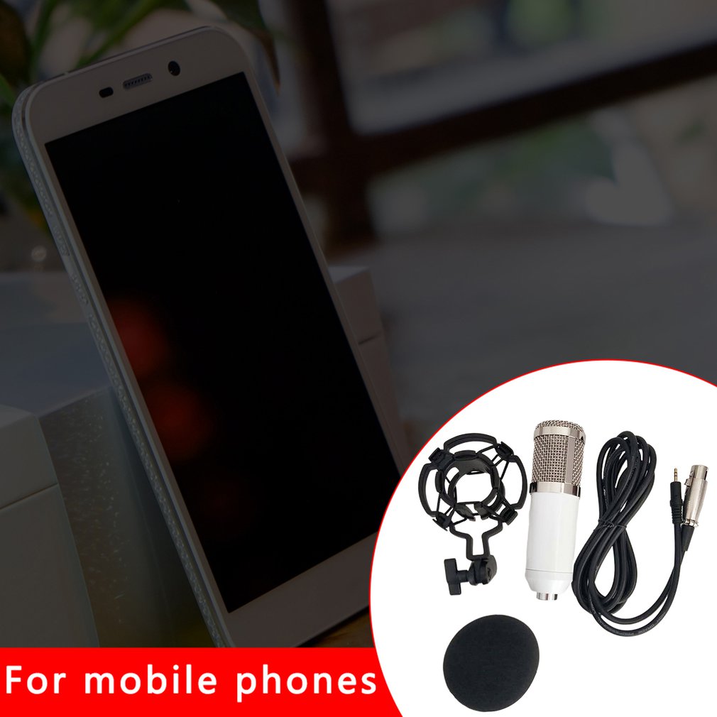 Bm-800 Network K Song Recording Wired Microphone Condenser Microphone Retaining Clip Bracket Voice Service