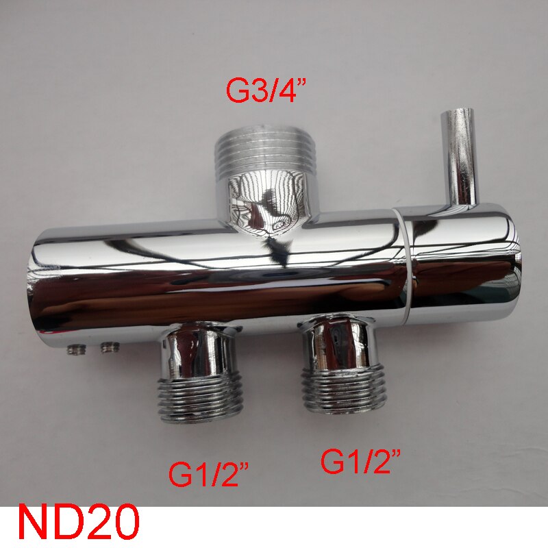 Split Style Bathroom Shower Set Diverter Water Valve wall mounted Brass Diverters Adapter for Converted Shower kits