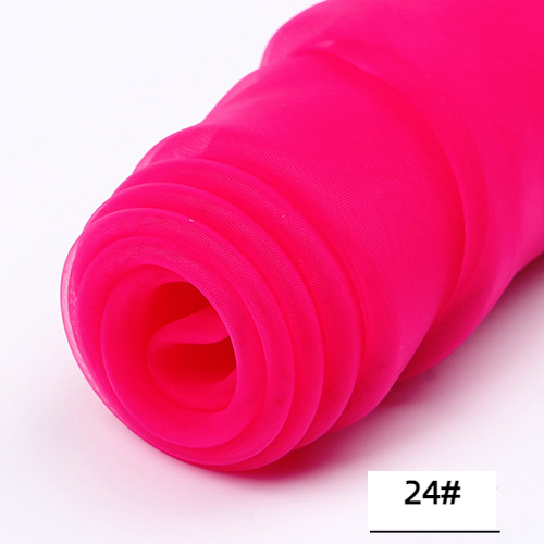 Tela de Organza de tul para costura de vestidos, faldas de tutú, boda, velos, cortinas, color negro, blanco, azul, rojo, por metro, 3M/5M/10M