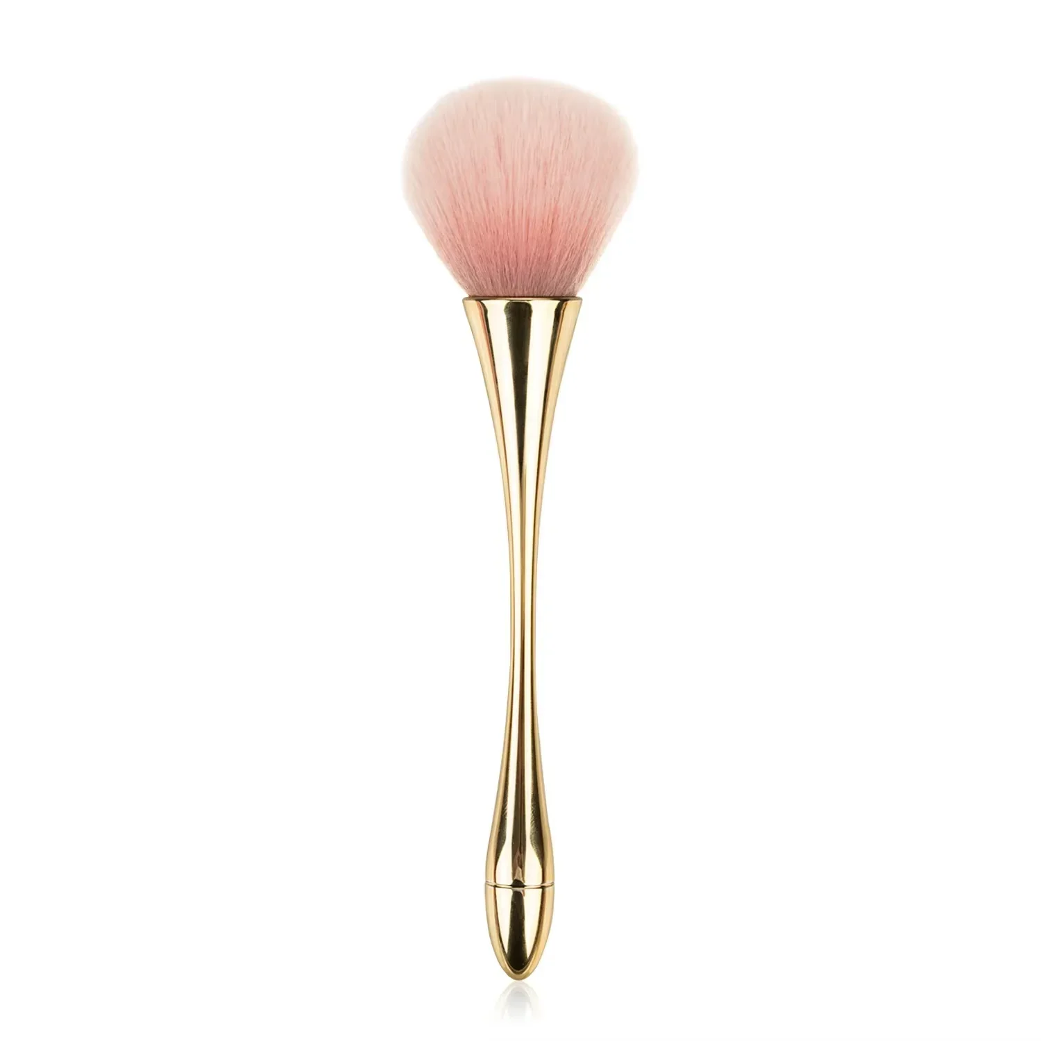 Brocha para colorete en polvo de oro rosa, brocha de maquillaje , cosmética grande para cara, brocha colorete, herramienta de maquillaje: Verde