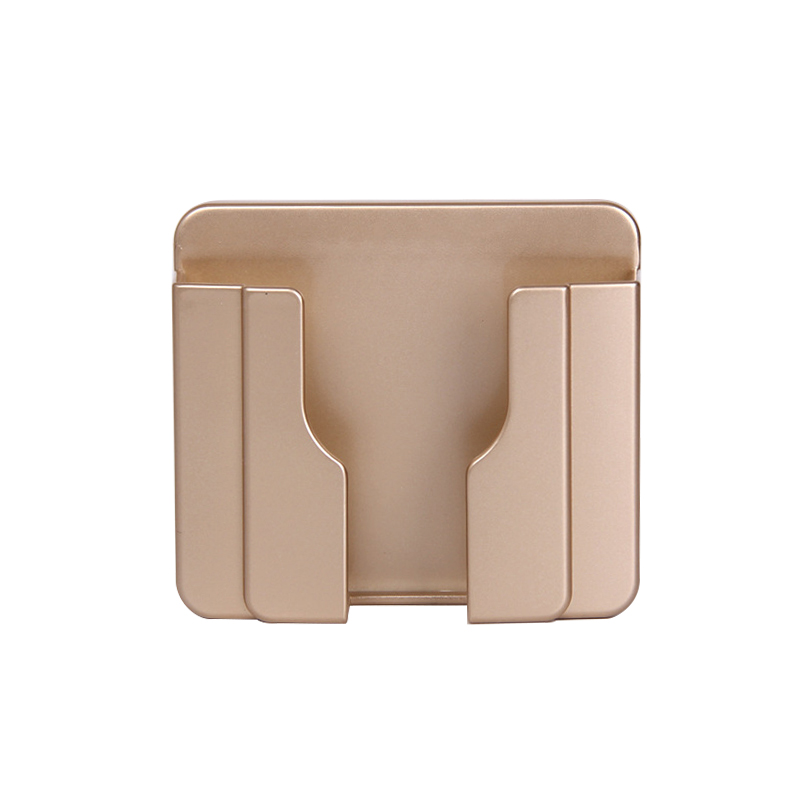 Estante cargador de teléfono soporte de carga Durable práctico montaje de pared para el hogar móvil multifunción Universal soporte estantes: Dorado