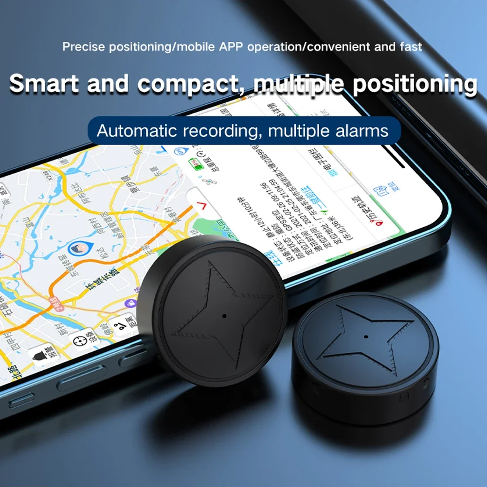 Bil-gps sirkulær sporingsenhet kjøretøysporingsenhet mobiltelefon lydopptak sirkulær trådløs bilsporing