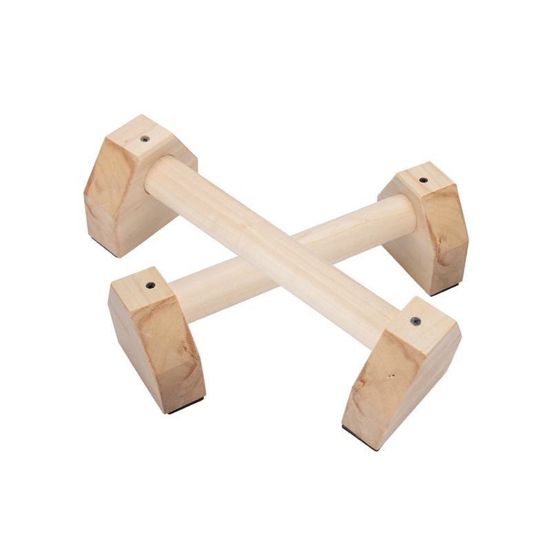 Support de Fitness en bois, 1 paire, barre de traction, barre de poitrine, pour la musculation