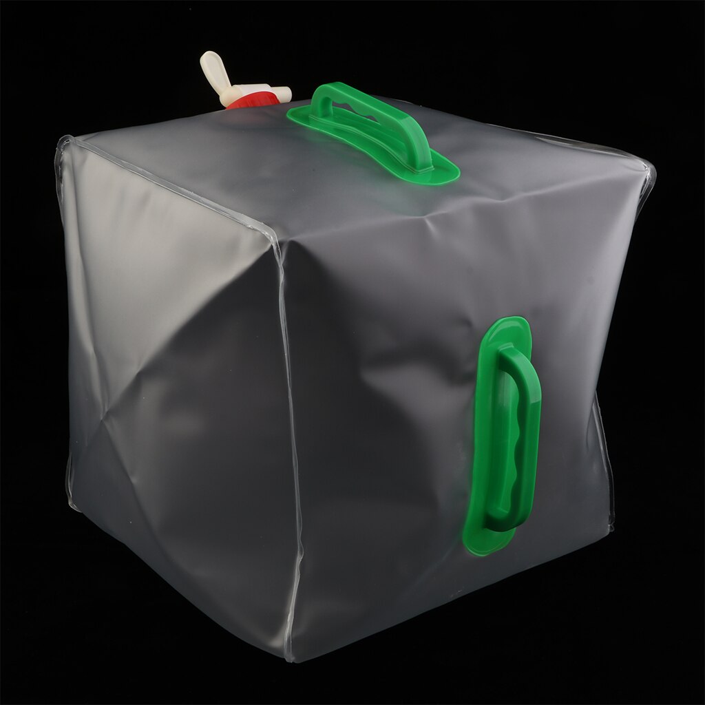 Borsa per acqua portatile da 5 galloni/20L contenitore per acqua pieghevole in PVC zaino da campeggio per alpinismo zaino per acqua da ciclismo