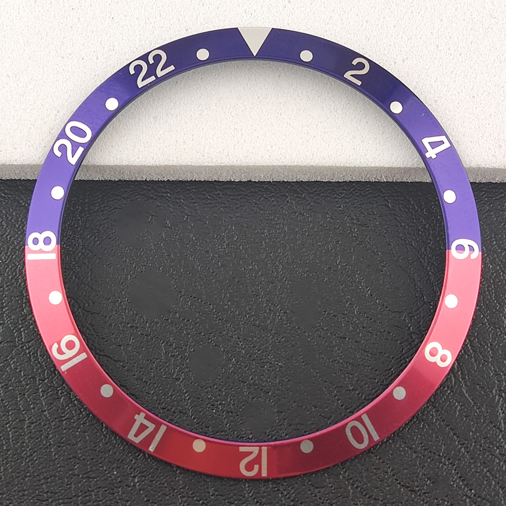 36.5Mm Vintage Horloge Bezel Aluminium Bezel Herenhorloge Accessoires Horloge Reparatie Accessoires 36.5*30.75Mm: Paars