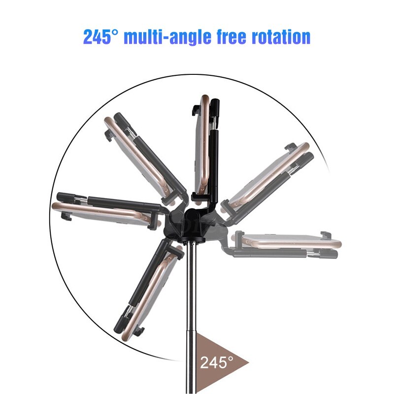 3 In 1 Draadloze Bluetooth Selfie Stick Opvouwbare Mini Statief Uitbreidbaar Monopod Met Afstandsbediening Voor Iphone Ios Android Huawei