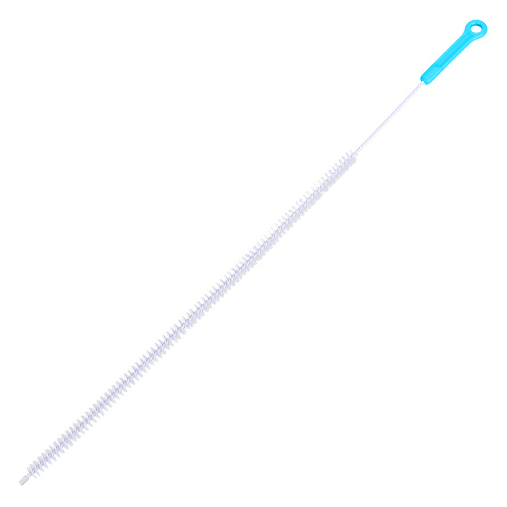 71CM Pipe Cleaning Brush Home Bendable Sink Tub Toilet Dredge Pipe Snake Brush Brush Tools Bath Kitchen Accessories: Blue