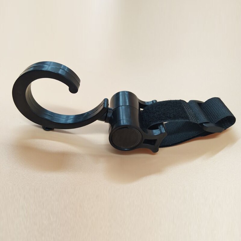 Colgador para bolsa de bebé, ganchos para cochecito, gira 360 grados, accesorios para carrito, 2 uds.: 1Pc Hook