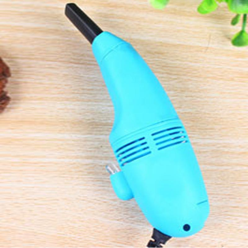 Computer Keyboard Mini USB Vacuum Cleaner for PC Laptop Desktop Notebook PUO88: Lake blue