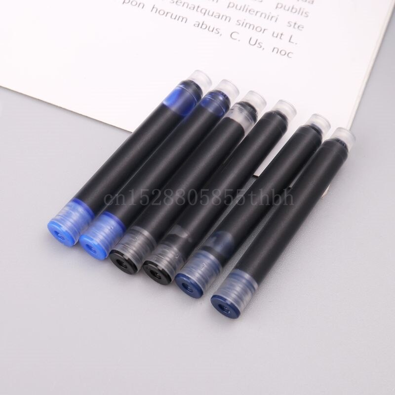 100Pcs Jinhao Universele Blauw Vulpen Inkt Sac Cartridges 2.6Mm Vullingen School Kantoorbenodigdheden