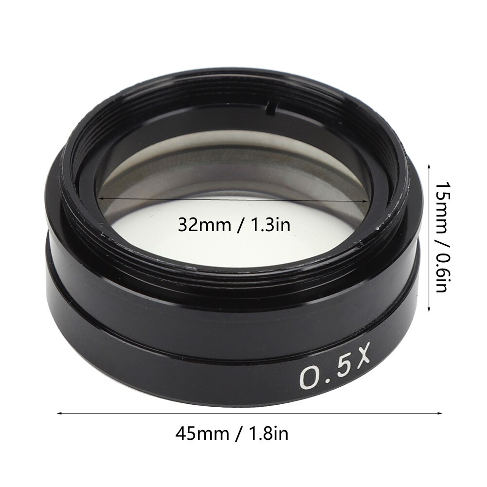 0.5X Zoom C-Mount Lens Industrial Microscope Camera Lens Accessories for XDC Microscope