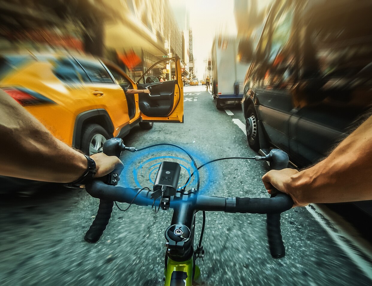 Cykellygte 1000 lumen 4000 mah cykelforlygte powerbank lommelygte styr usb-opladning mtb landevejscykling højdepunkt