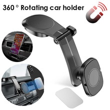 Magnetische Telefoon Car Mount Dashboard Telefoon Houder Met Adjutsable Arm, Zelfklevende Base Voor Telefoon Onder 6.5"