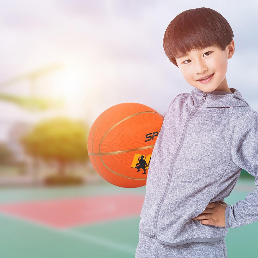 Children Basketball Size 5 Rubber Children Student Sport Training Basketball Orange Gilt-edged For Training Equipment