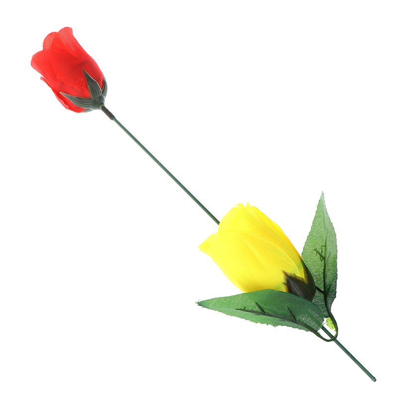 Discoloration Roses (Red Change Yellow) Rose Magic Tricks Change Valentine 'S Day Color Roses Flower Magic Trick Fun Toys