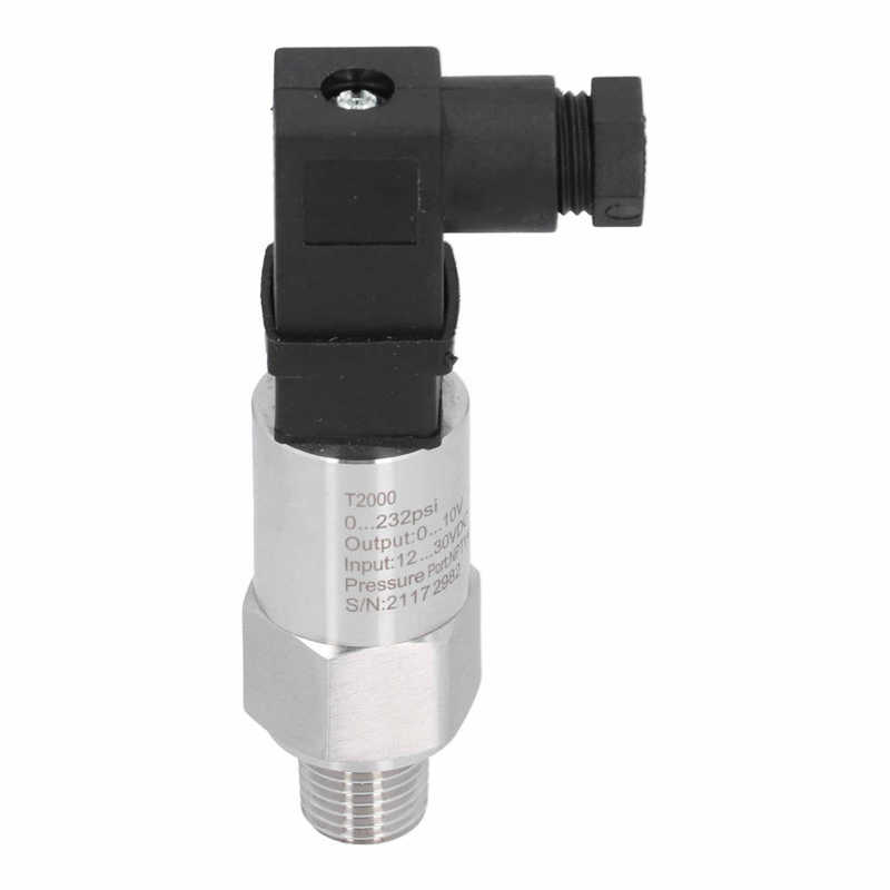 0‑232psi Water Pressure Transmitter Pressure Transducer Sensor ASIC Technology for T2000 Transmitter NPT1/4 0-10V