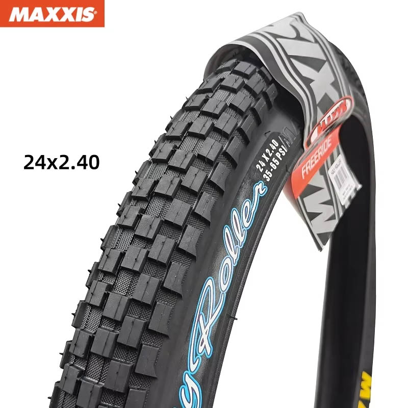 MAXXIS HOLY ROLLER BMX Tire 24 inches 26 inches BMX，Dirt Jump，Pump Track，Urban Bike Tire 24x2.4, 26x2.4: WHITE