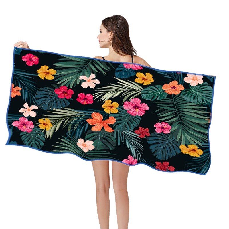 160*80cm badehåndklæder 3d hd trykt strand svømning ultralet håndklæde quik tørt sand frit badehåndklæde multifunktionelt poncho håndklæde