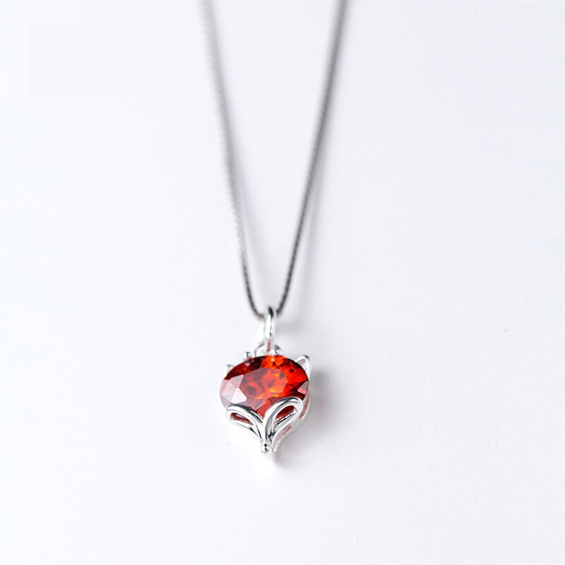 MEETSOFT Trendy S925 Sterling Silver Fox Colorful Zircone anmials Pendenti E Ciondoli Speciale di FAI DA TE Fatti A Mano Monili Pandent Accessori