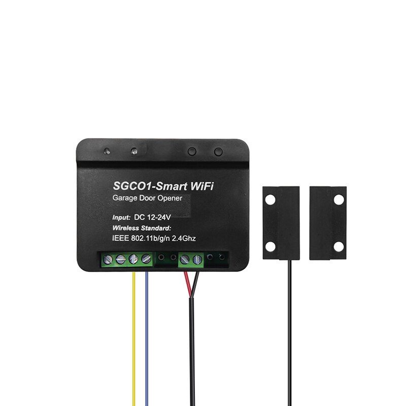 Sving skyveportåpner wifi fjernkontroll garasjeportåpner mottaker wifi smart mottaker: Med sensor
