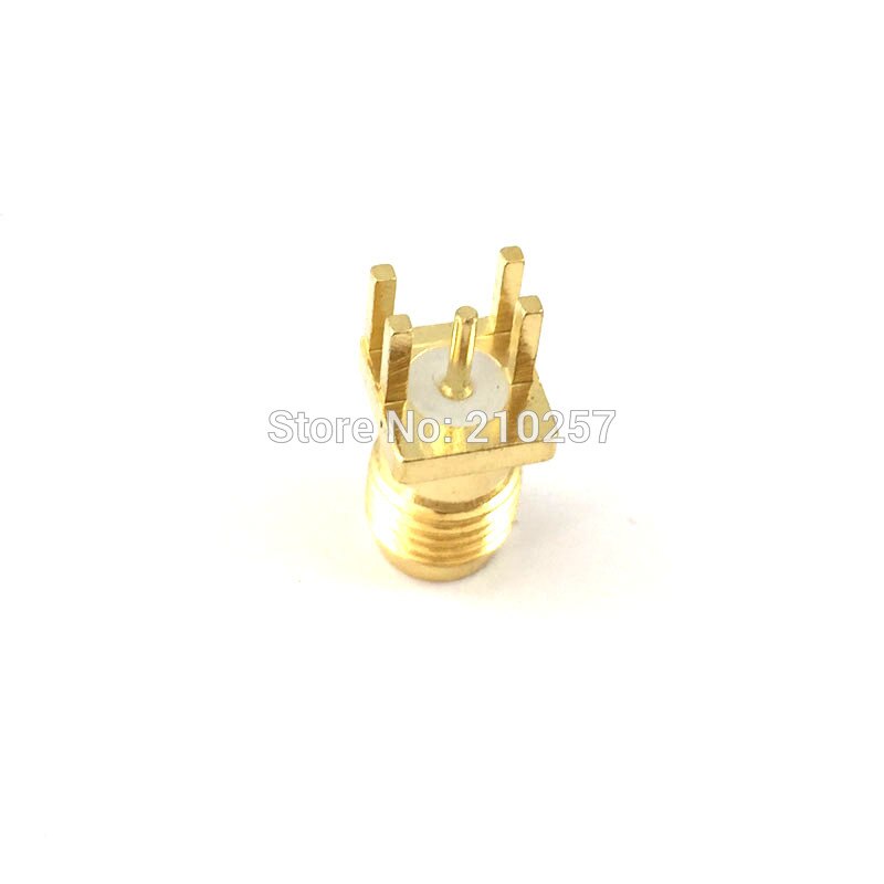 2 Stuks Sma Vrouwelijke Rf Connector SMA-KE 1.6Mm Pcb Mount En Sma Vrouwelijke Plug Rechte Bakje Soldeer Adapter Connector