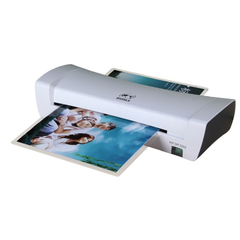 Máquina laminadora térmica para oficina, máquina laminadora en frío y para fotos de documentos A4