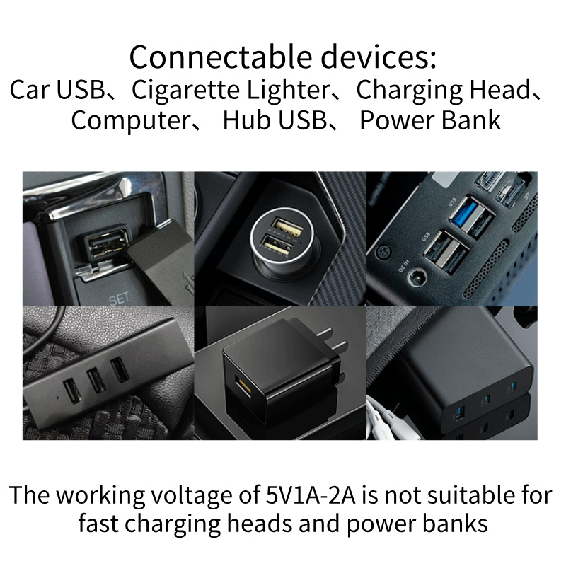 Car USB LED Filament Touch Dimming Bulb 5V Retro LED Bulbs 0.3W Night Light Camping Incandescent Decorative LED Lighting