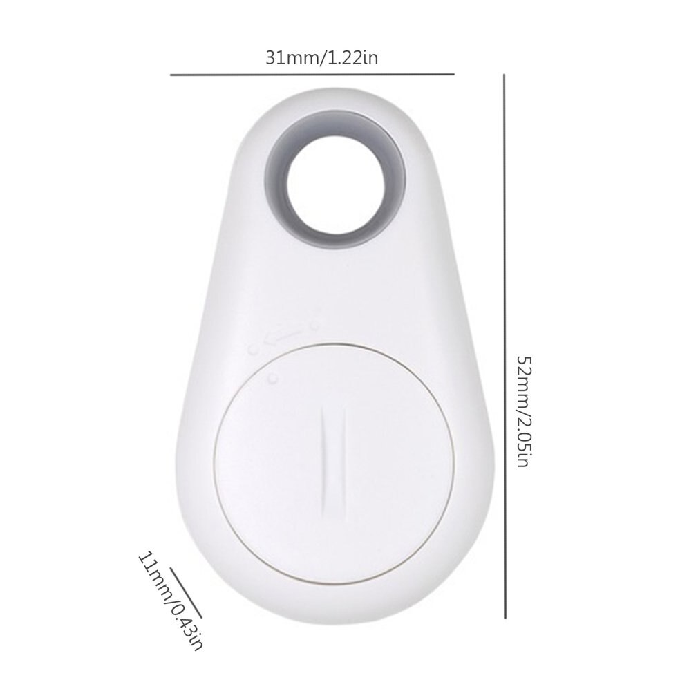 Bluetooth Key Finder Smart Anti-Lost Device Anti-Lost Keychain Mobile Phone Lost Alarm Bi-Directional Finder Anti-Lost Artifact