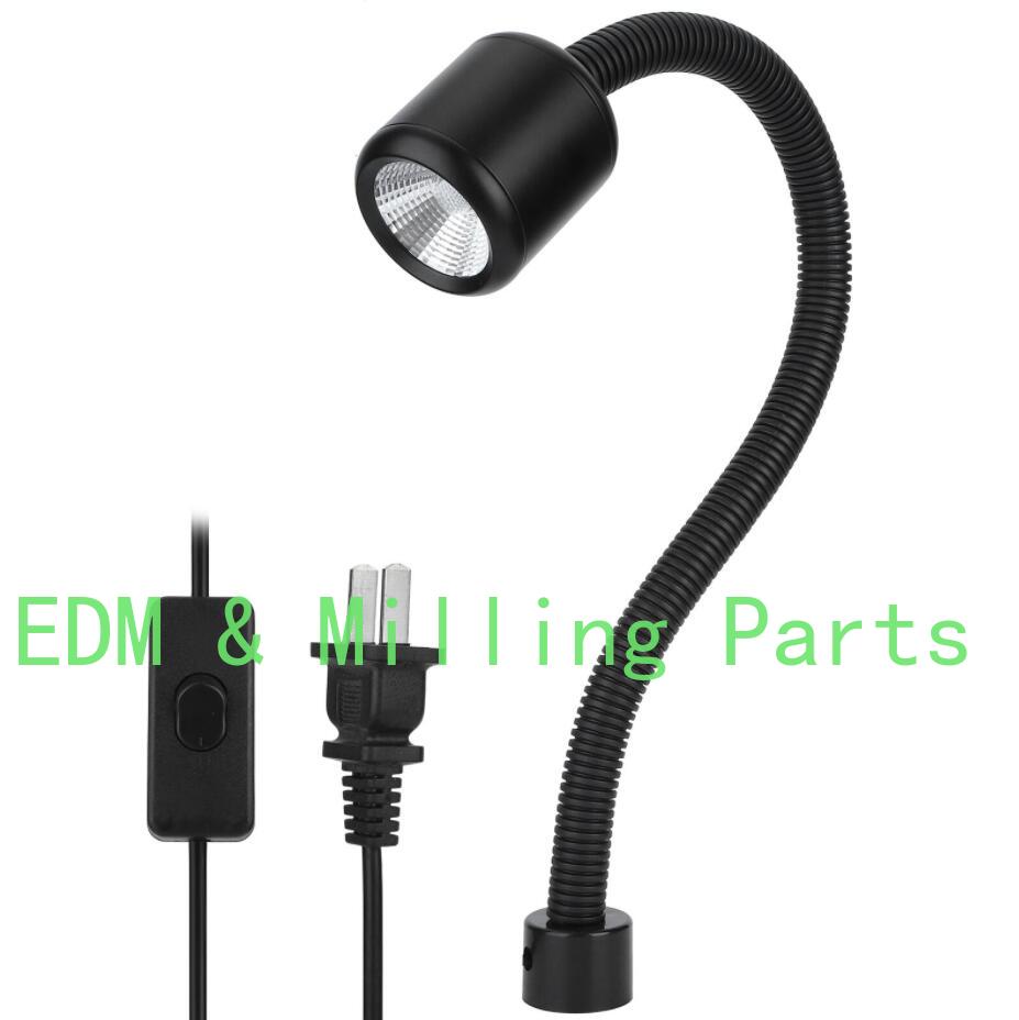Milling Machine LED 12W Work Light CNC Machine Lathe Milling Sewing Gooseneck Working Lamp For Bridgeport Mill Part