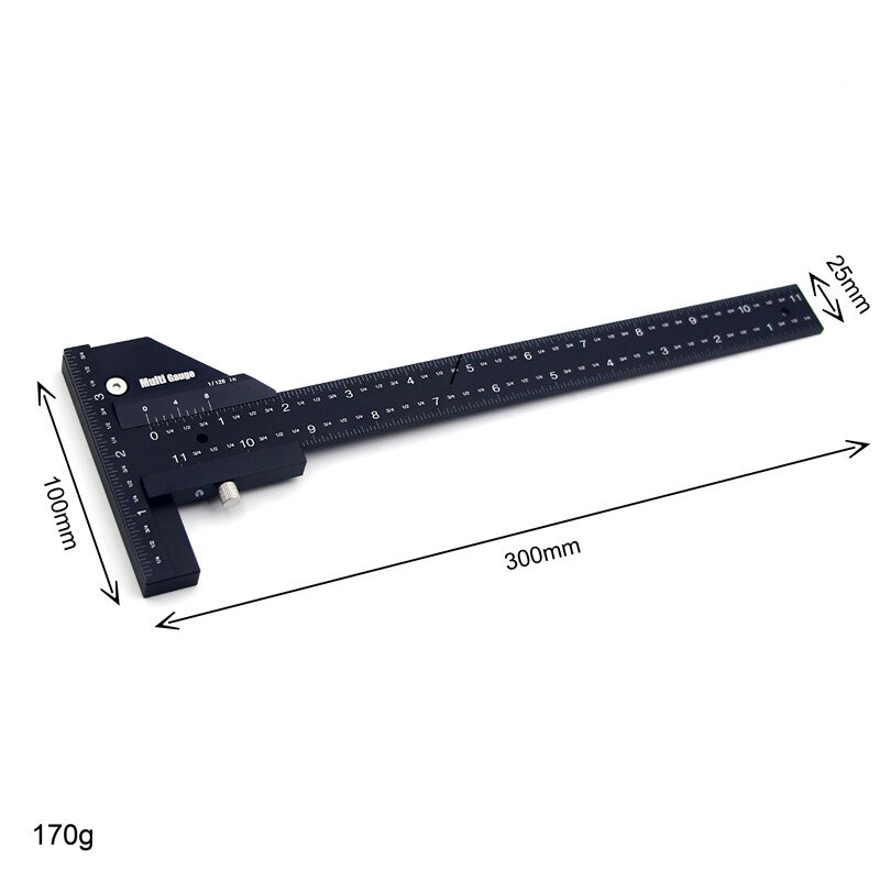 Multi Gauge Woodworking Multifunctional Ruler,Angle Ruler Woodworking Tools