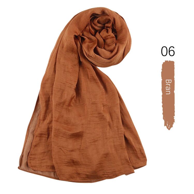 180*80cm miękki woal hidżab szalik dla muzułmanki Kim SideHeadscarf femme musulman holandia arabskie szale i okłady: 06