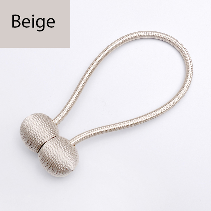 Simple Magnetic Curtain Tieback Clip Curtains Buckle Holder Decorative Home Curtains Accessories: PURPLE