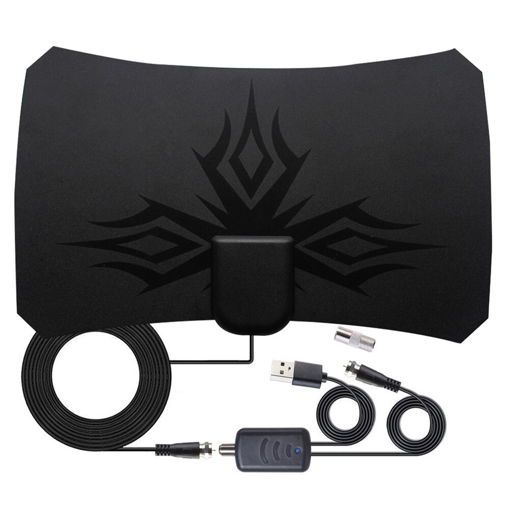 Flame pattern HD indoor TV Antenna digital Antenna TV Amplifier Signal Booster antenna isdb-tb Signal receiver clearTV Aerial