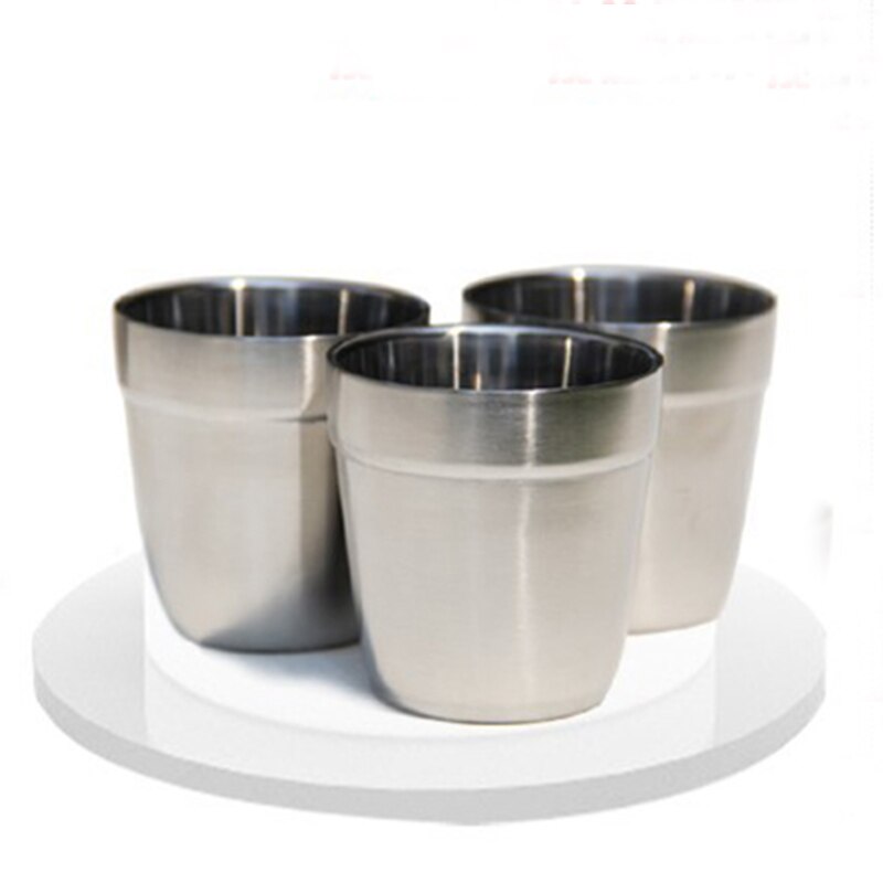 Tiartisan-taza de agua de acero inoxidable para acampar al aire libre, vaso de doble pared para beber vino, café, RC368, 1/2/3 Uds.: 3 PCS