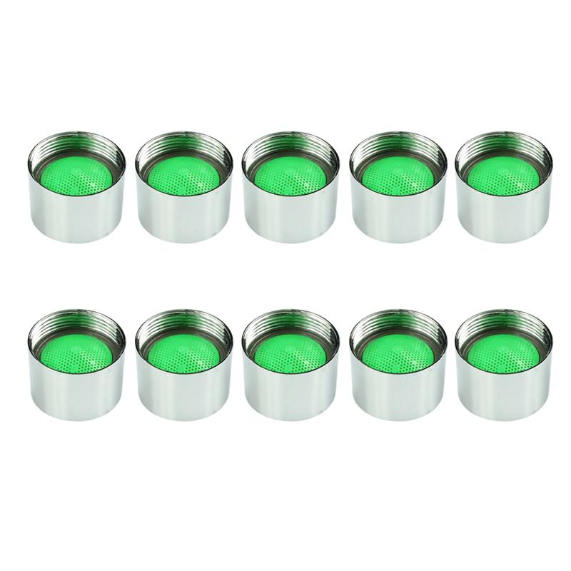 10Pcs Faucet Bubbler Faucet Aerator Threaded Brass Replacement Part Faucet Aerator for Bathroom Kitchen