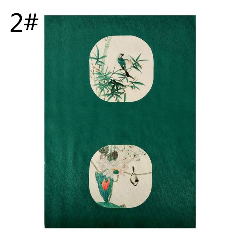 35*50cm Imitation Silk Chinese Style Pattern Fabric Cloth For Sewing Material DIY Bag Craft Material Fabric Textile Patchwork: 2
