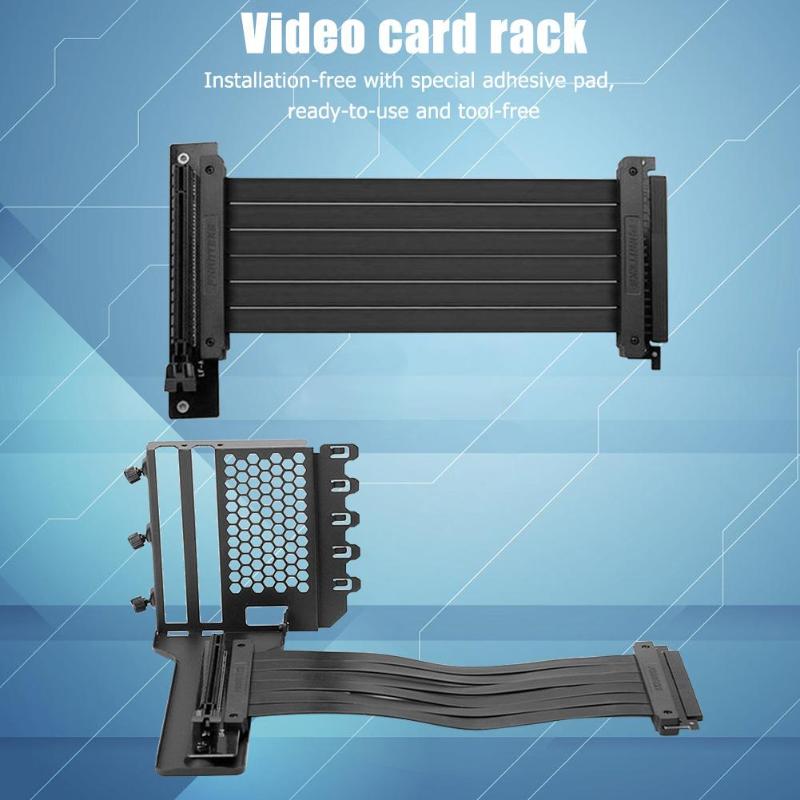 Soporte de tarjeta gráfica Vertical para ordenador, funda con soporte para 7 PCI, carcasa para PC, extensión de tarjeta, soporte de montaje para PHANTEKS