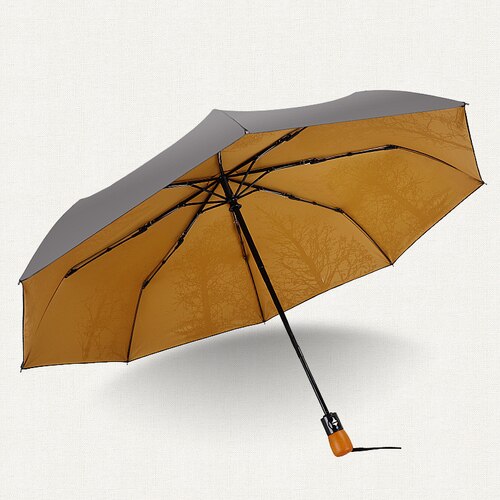 Automatische Sonnenschirm Uv Schutz Traditionellen Holz Griff Regenschirm Malerei Stoff Sonnenschirm Paraguas Frauen Regenschirm AB50UB: Style6-auto
