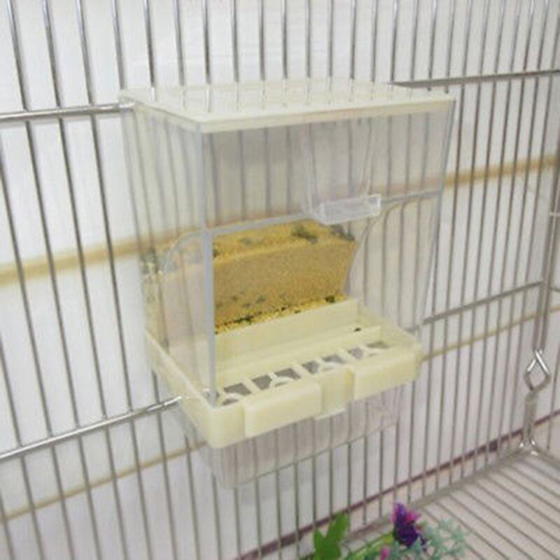 Plastic Bird Bathtub Bath Clean Or Feeding Food Water Box Poultry Automatic Acrylic Container Pigeon Splash Animal Pet Products